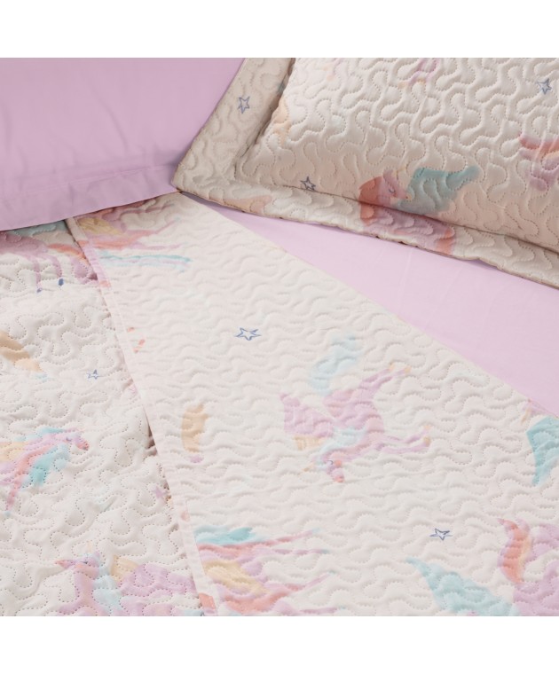 DAS KIDS ΚΟΥΒΕΡΛΙ ΜΟΝΟ 4981 PINK 160Χ240 Παιδικά Κουβερλί
