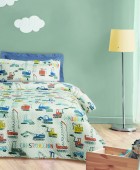 DAS KIDS ΚΟΥΒΕΡΛΙ ΜΟΝΟ 4982 MULTICOLOR 160Χ240 Παιδικά Κουβερλί
