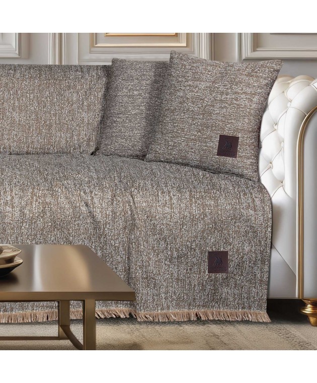 GREENWICH POLO CLUB ΔΙΑΚΟΣΜΗΤΙΚΟ ΜΑΞΙΛΑΡΙ 40X40 3990 BEIGE Με γέμιση