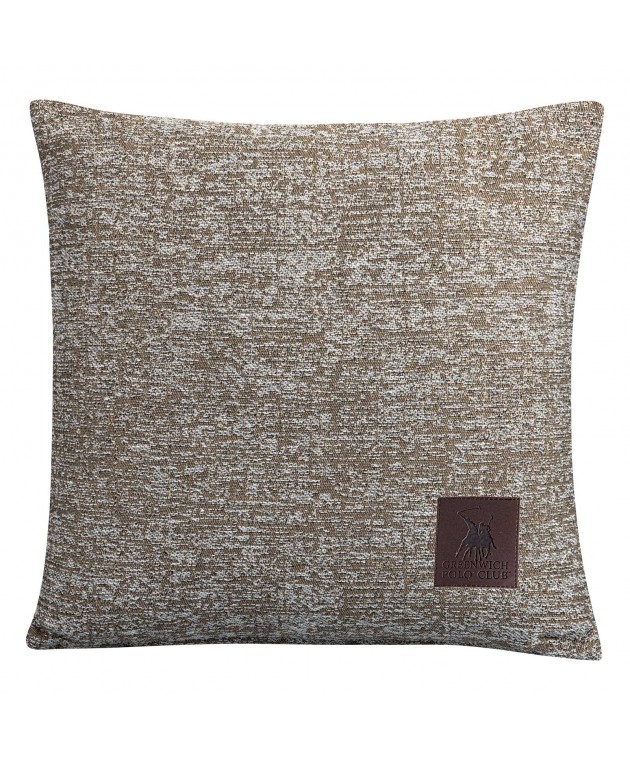 GREENWICH POLO CLUB ΔΙΑΚΟΣΜΗΤΙΚΟ ΜΑΞΙΛΑΡΙ 40X40 3990 BEIGE Με γέμιση