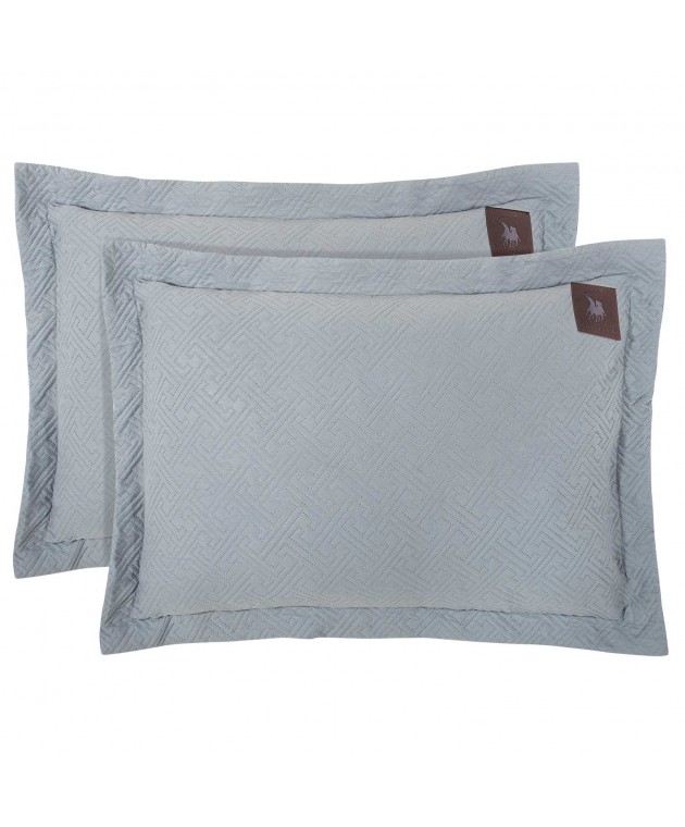 GREENWICH POLO CLUB ΖΕΥΓΟΣ ΜΑΞΙΛΑΡΟΘΗΚΕΣ ESSENTIAL 4450 GREY 50Χ70+5 Μαξιλαροθήκες Μονόχρωμες