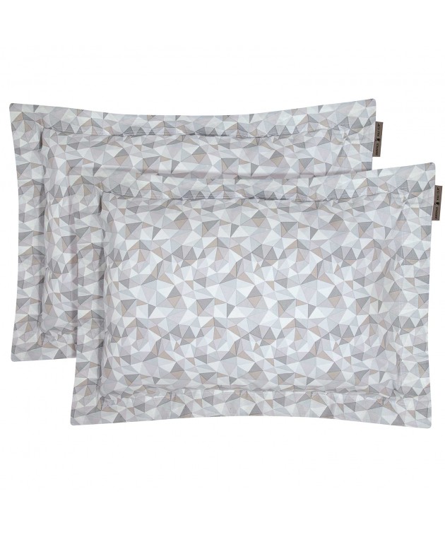 GREENWICH POLO CLUB ΖΕΥΓΟΣ ΜΑΞΙΛΑΡΟΘΗΚΕΣ LOFT 2378 BEIGE, GREY 50Χ70+5 Μαξιλαροθήκες Εμπριμέ