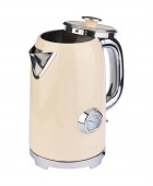 ESTIA ΒΡΑΣΤΗΡΑΣ RETRO EPOQUE ΑΝΟΞΕΙΔΩΤΟΣ 2200w 1.7lt ΚΡΕΜ Βραστήρες