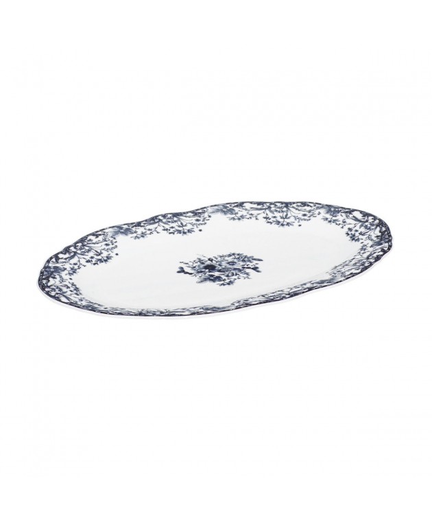 ESTIA ΠΙΑΤΕΛΑ ΟΒΑΛ REVERIE 30cm BLUE Πιατέλες