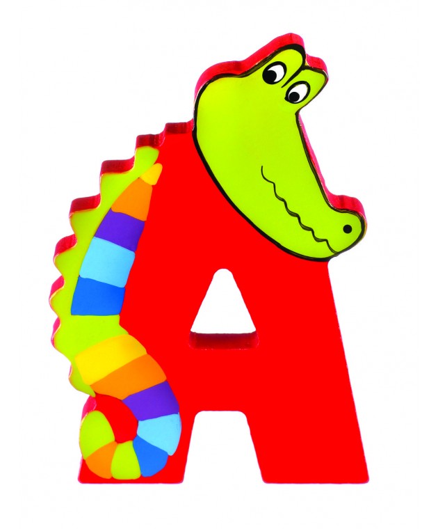 Ξύλινο Γράμμα A Alphabet Letters Orange Tree Toys Ξύλινα Παιχνίδια