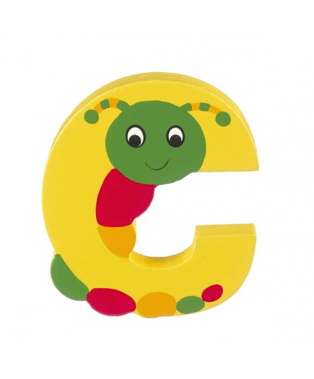 Ξύλινο Γράμμα C Alphabet Letters Orange Tree Toys Ξύλινα Παιχνίδια