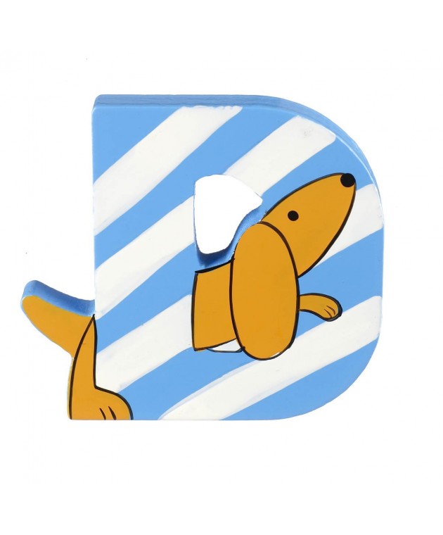 Ξύλινο Γράμμα D Alphabet Letters Orange Tree Toys Ξύλινα Παιχνίδια