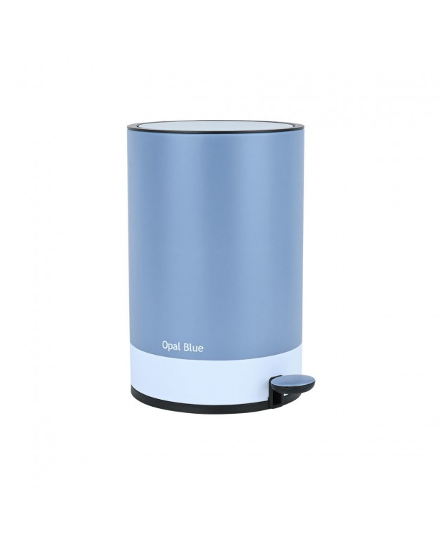 ESTIA ΧΑΡΤΟΔΟΧΕΙΟ ΜΠΑΝΙΟΥ TONE LAB SOFT CLOSE 6lt OPAL BLUE Καλάθια Απορριμμάτων