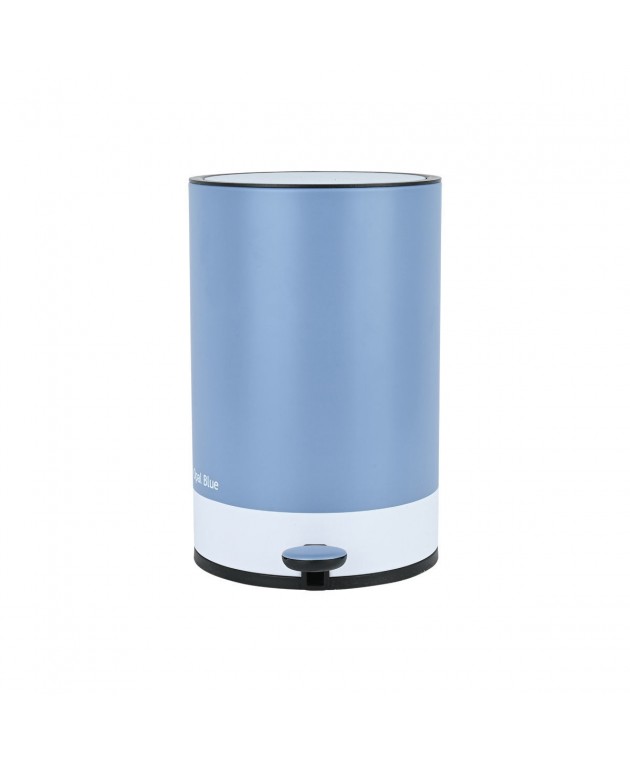 ESTIA ΧΑΡΤΟΔΟΧΕΙΟ ΜΠΑΝΙΟΥ TONE LAB SOFT CLOSE 6lt OPAL BLUE Καλάθια Απορριμμάτων