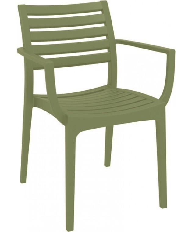 ARTEMIS OLIVE GREEN ΠΟΛΥΘΡΟΝΑ ΠΟΛ/ΝΙΟΥ 58X58X83.5εκ. Πολυθρόνες