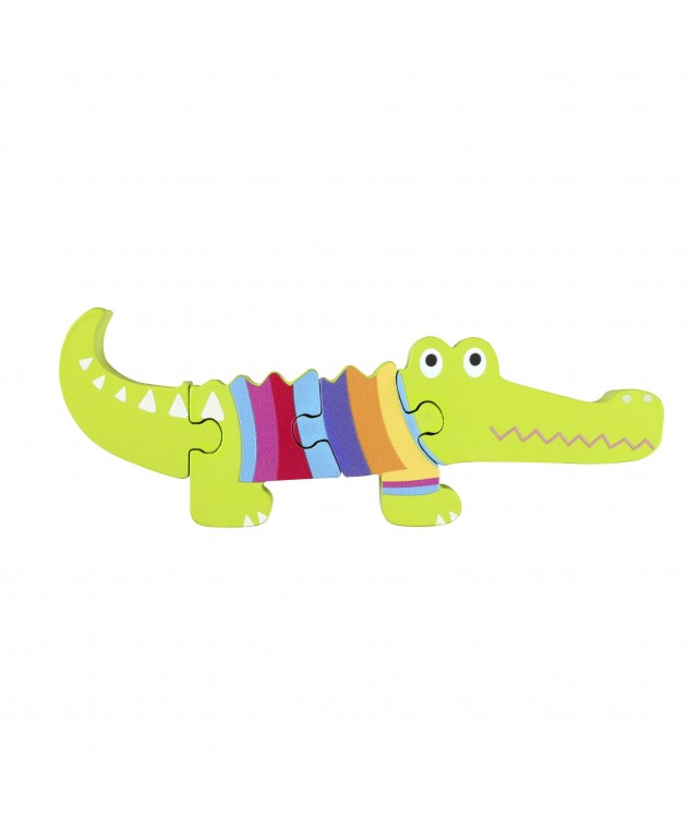 Μικρό Παζλ Κροκόδειλος Animals Orange Tree Toys (FSC®) Παζλ