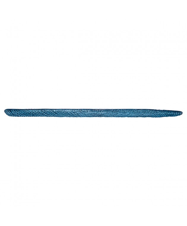 ESTIA ΔΙΣΚΟΣ ΣΕΡΒΙΡΙΣΜΑΤΟΣ  ROCHE ΓΥΑΛΙΝΟΣ 42x17x2cm ΜΠΛΕ Πιατέλες
