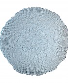  ΠΙΑΤΕΛΑ ΣΕΡΒΙΡΙΣΜΑΤΟΣ ROCHE ΓΥΑΛΙΝΗ 32x2.9cm ΜΠΛΕ  Πιατέλες