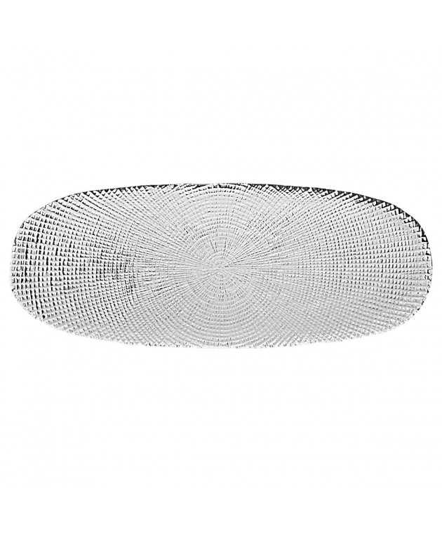  ΠΙΑΤΕΛΑ ΣΕΡΒΙΡΙΣΜΑΤΟΣ ROCHE ΓΥΑΛΙΝΗ 42x17x2cm  Πιατέλες