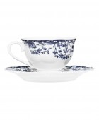 ESTIA ΦΛΥΤΖΑΝΙ ΚΑΦΕ REVERIE BLUE 220ml ΜΕ ΠΙΑΤΑΚΙ Φλυτζάνια