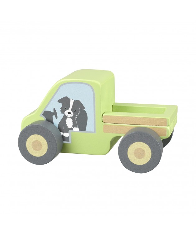Αγροτικό Αυτοκινητάκι Push & Pull Farmyard Orange Tree Toys