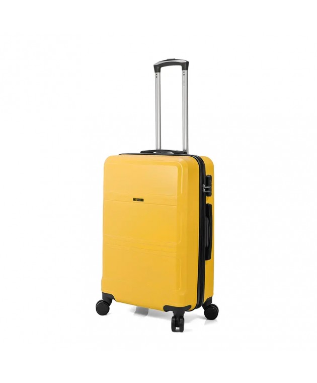 Βαλίτσα Καμπίνας Με Προέκταση BENZI (55x39x20-24cm) Κίτρινο BZ5739 ΝΕΕΣ ΑΦΙΞΕΙΣ