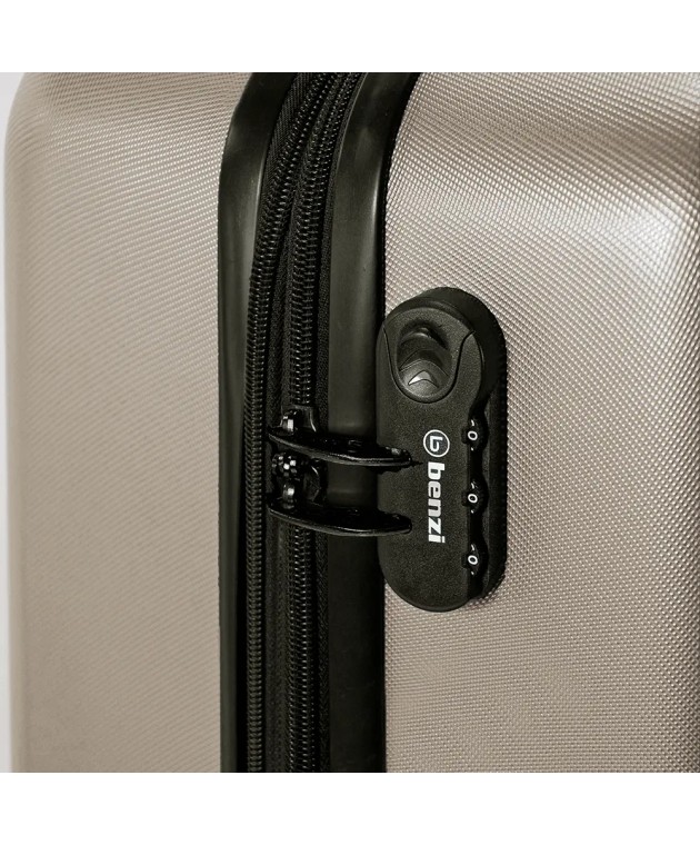 Βαλίτσα Καμπίνας Με Προέκταση BENZI (55x39x20-24cm) Μπεζ BZ5739 Καμπίνας