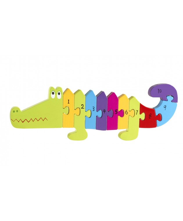 Παζλ Αριθμών Κροκόδειλος Animals Orange Tree Toys (FSC®) Παζλ