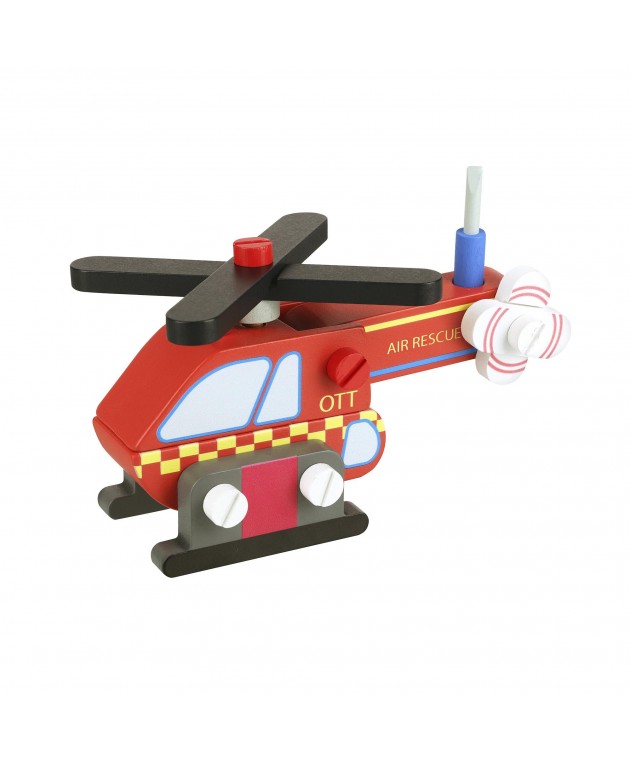 Συναρμολογούμενο Ελικόπτερο Emergency Services Orange Tree Toys (FSC®)