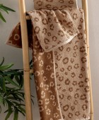 Πετσέτα Προσώπου Towels Collection 50x90 PAM BROWN Πετσέτες Mπάνιου