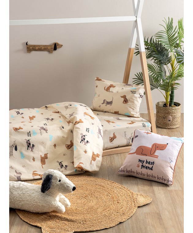 Σετ Σεντόνια Κούνιας My Kingdom 130x170 MK783 Βρεφικά Σετ Σεντόνια