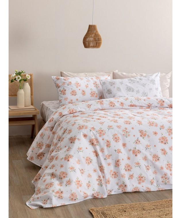 Σετ Υπέρδιπλα Σεντόνια Fashion Life 240x260 FL6295 Χωρίς Λάστιχο Σεντόνια Υπέρδιπλα