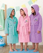 Μπουρνούζι με Κουκούλα Kids Bath CUTE MINT 4-6 Παιδικά Μπουρνούζια
