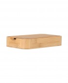 ESTIA ΚΟΥΤΙ ΟΡΓΑΝΩΣΗΣ ΚΑΙ ΑΠΟΘΗΚΕΥΣΗΣ BAMBOO ESSENTIALS ΜΕ ΚΑΘΡΕΦΤΗ 23x13,50x4cm Διακοσμητικά Καλάθια-Κουτιά