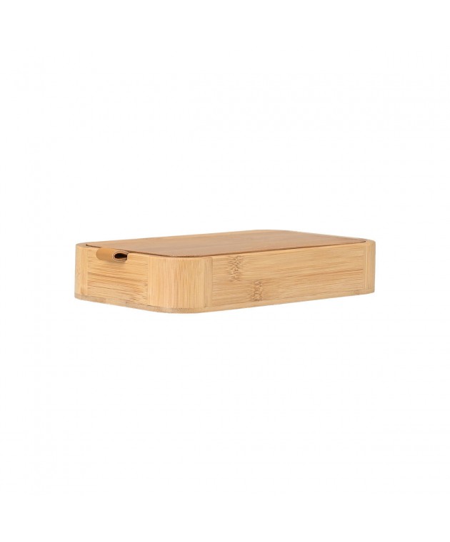ESTIA ΚΟΥΤΙ ΟΡΓΑΝΩΣΗΣ ΚΑΙ ΑΠΟΘΗΚΕΥΣΗΣ BAMBOO ESSENTIALS ΜΕ ΚΑΘΡΕΦΤΗ 23x13,50x4cm Διακοσμητικά Καλάθια-Κουτιά