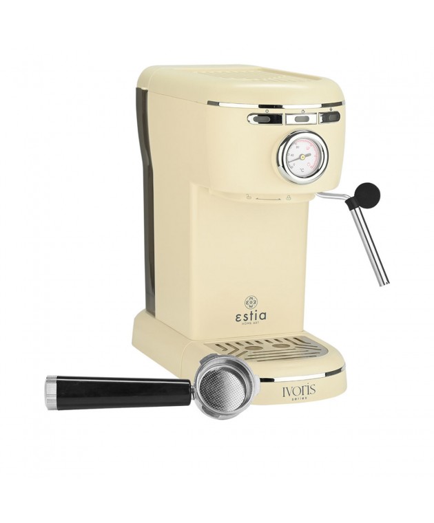 ESTIA ΜΗΧΑΝΗ ESPRESSO IVORIS 1100w 20bar 1.2lt ΗΛΕΚΤΡΙΚΕΣ ΜΙΚΡΟΣΥΣΚΕΥΕΣ