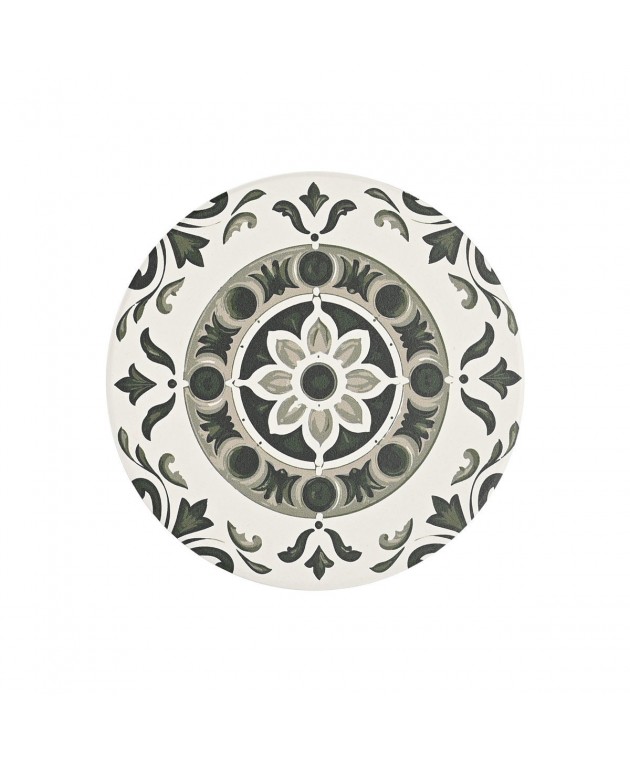 ESTIA ΣΟΥΒΕΡ HERITAGE GREEN ΚΕΡΑΜΙΚΟ Φ10.3cm ΣΕΤ 4 ΤΕΜ Σουβέρ