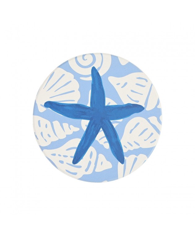 ESTIA ΣΟΥΒΕΡ SHELL SHORE ΚΕΡΑΜΙΚΟ Φ10.3cm ΣΕΤ 4 ΤΕΜ