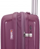 Σετ 2 τεμαχίων (Βαλίτσα Καμπίνας & Beauty case) AMBER Μωβ AM1017 Σετ Βαλίτσες