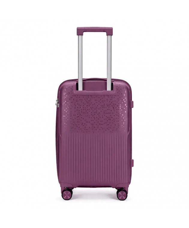 Σετ 2 τεμαχίων (Βαλίτσα Καμπίνας & Beauty case) AMBER Μωβ AM1017 Σετ Βαλίτσες