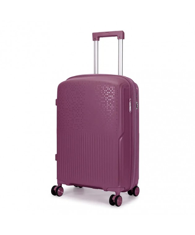 Σετ 2 τεμαχίων (Βαλίτσα Καμπίνας & Beauty case) AMBER Μωβ AM1017 Σετ Βαλίτσες