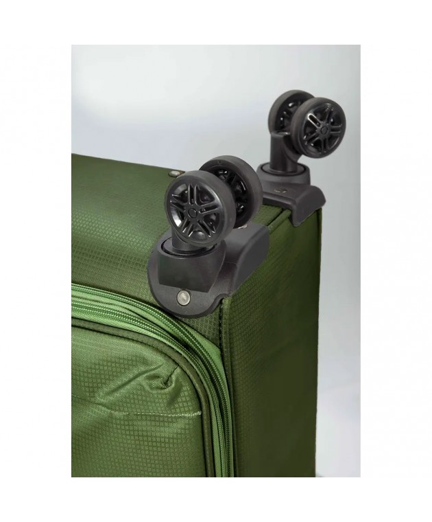 Βαλίτσα Καμπίνας με προέκταση BENZI (55x37x20-23cm) Χακί BZ5826 Καμπίνας