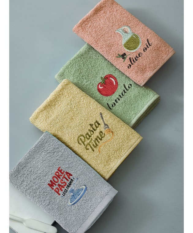 Σετ 4 Πετσέτες Κουζίνας Kitchen Towels 40x70 KT300 Πετσέτες Kουζίνας