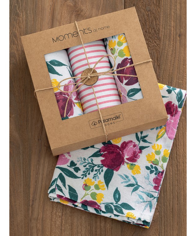 Σετ 3 Πετσέτες Κουζίνας Kitchen Towels 40x70 MH600 Πετσέτες Kουζίνας