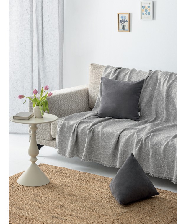 Ριχτάρι Τριθέσιου Καναπέ VENO GREY 180Χ300 Τριθέσιου