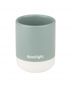 ESTIA ΠΟΤΗΡΑΚΙ ΜΠΑΝΙΟΥ TONE LAB ΚΕΡΑΜΙΚΟ MOSSLIGHT Ποτήρια  Οδοντόβουρτσας