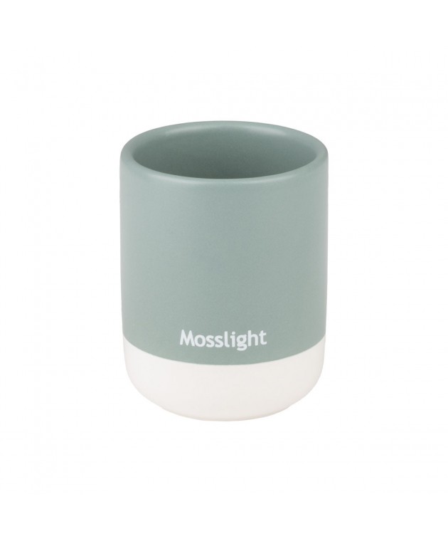 ESTIA ΠΟΤΗΡΑΚΙ ΜΠΑΝΙΟΥ TONE LAB ΚΕΡΑΜΙΚΟ MOSSLIGHT Ποτήρια  Οδοντόβουρτσας