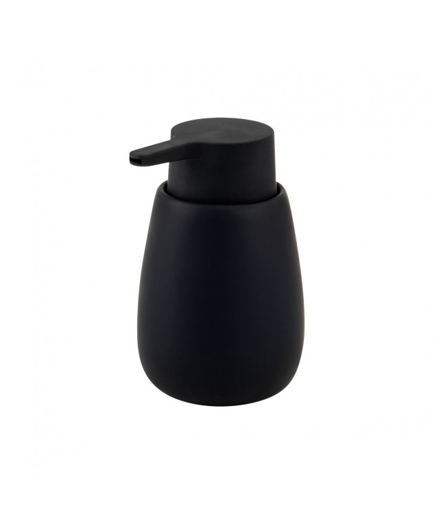ESTIA ΑΝΤΛΙΑ ΣΑΠΟΥΝIOY FJORD SOFT ΚΕΡΑΜΙΚΗ 350ml ΜΑΥΡΟ Δοχείο Κρεμοσάπουνου