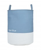 ESTIA ΚΑΛΑΘΙ ΑΠΛΥΤΩΝ TONE LAB ΜΕ ΧΕΡΟΥΛΙΑ 35x35x50cm OPAL BLUE Καλάθια Απλύτων