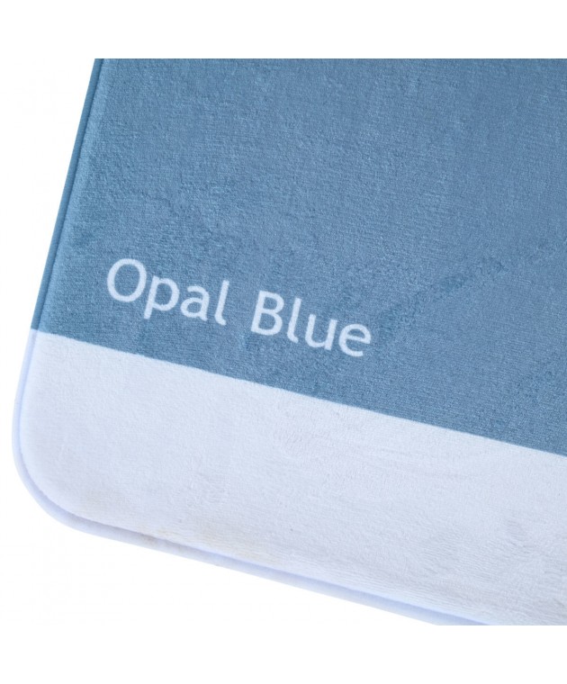 ESTIA ΤΑΠΕΤΟ ΜΠΑΝΙΟΥ TONE LAB 50x80cm OPAL BLUE Πατάκια Mπάνιου