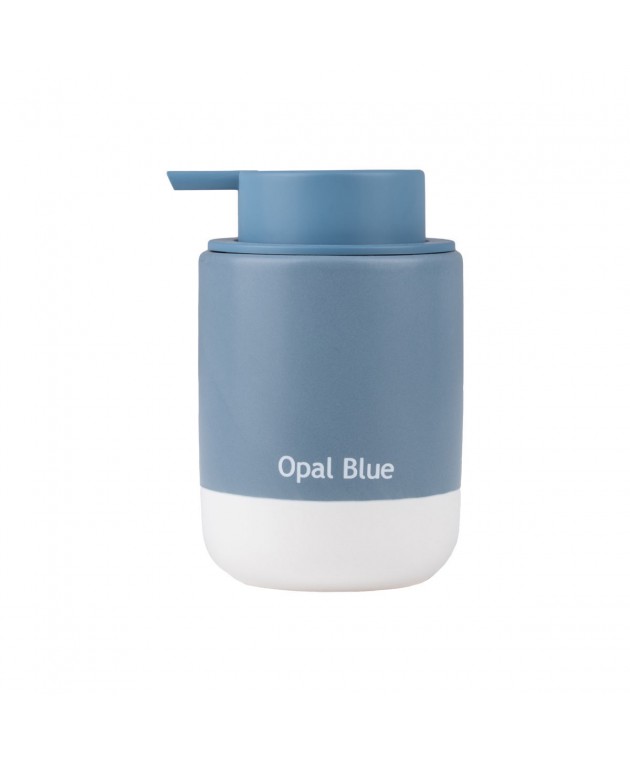 ESTIA ΑΝΤΛΙΑ ΣΑΠΟΥΝΙΟΥ TONE LAB 280ml ΚΕΡΑΜΙΚΗ OPAL BLUE Δοχείο Κρεμοσάπουνου