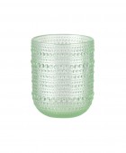 ESTIA ΠΟΤΗΡΙ ΝΕΡΟΥ ΧΑΜΗΛΟ DOTS ΓΥΑΛΙΝΟ 273ml ΠΡΑΣΙΝΟ Ποτήρια Νερού