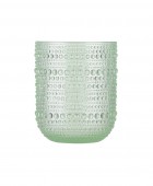 ESTIA ΠΟΤΗΡΙ ΝΕΡΟΥ ΧΑΜΗΛΟ DOTS ΓΥΑΛΙΝΟ 273ml ΠΡΑΣΙΝΟ Ποτήρια Νερού