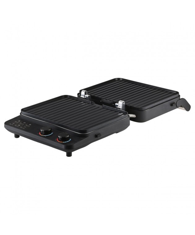 ESTIA ΣΑΝΤΟΥΙΤΣΙΕΡΑ ΓΚΡΙΛΙΕΡΑ INOXSENSE 4 ΘΕΣΕΩΝ 2000W ΜΕ ΑΠΟΣΠΩΜΕΝΕΣ ΑΝΤΙΚΟΛΛΗΤΙΚΕΣ ΠΛΑΚΕΣ Τοστιέρες