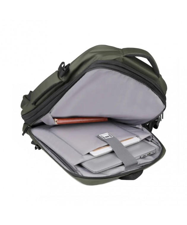 Σακίδιο με Θήκη Laptop 15.6" AMBER Χακί AM2050 Τσάντα-Θήκη Laptop
